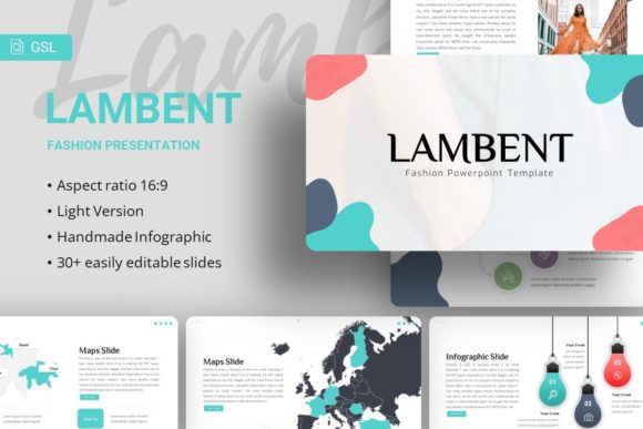Evaluating the Google Slides Template - Lambent for Professional Presentations