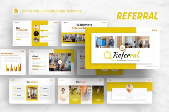 Google Slides Template - Referral: A Versatile Design Tool
