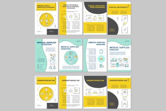 Humanitarian Aid Brochures Bundle: Design with Purpose