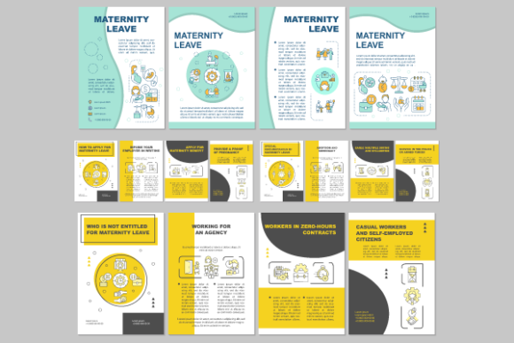Maternity Leave Brochure Bundle: Designing with Purpose and Precision