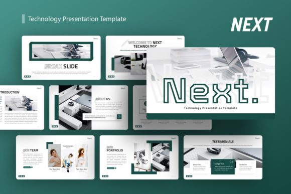 Presentation Template - Next: Elevate Your Visual Story